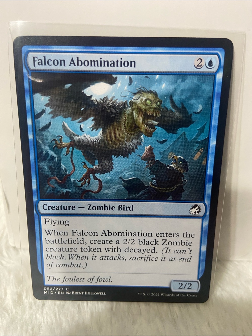 Falcon Abomination Magic: The Gathering Card - Blue